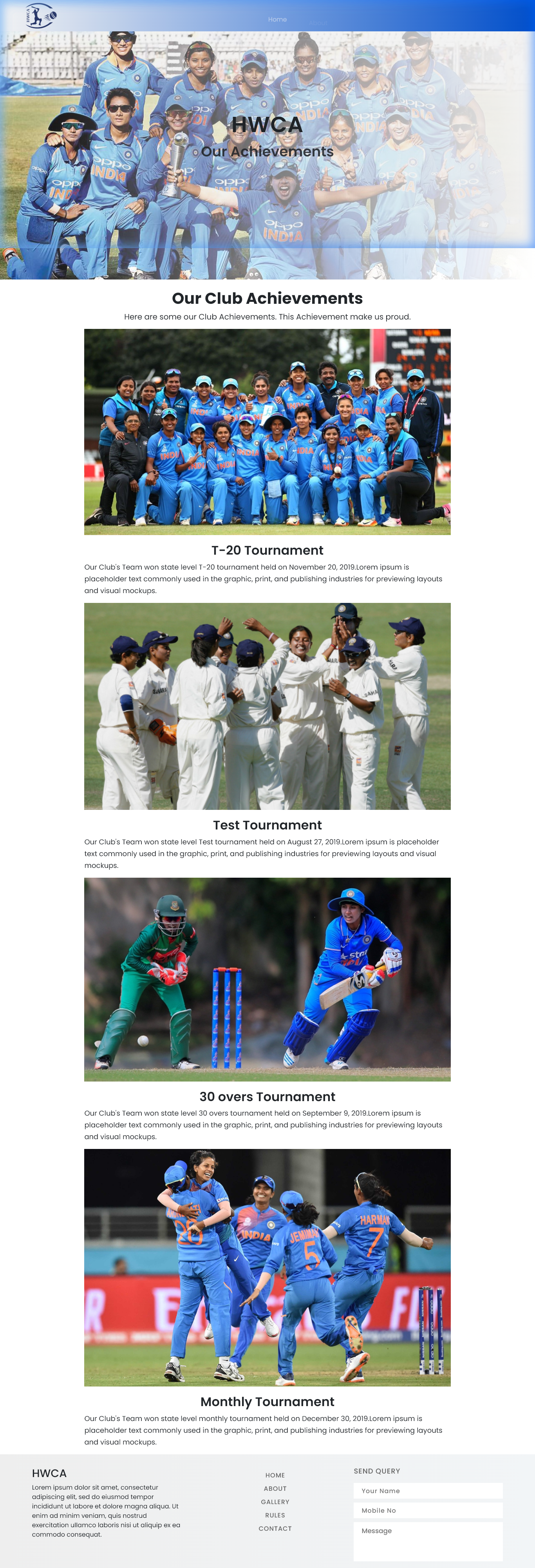 HWCA Cricket Academy screenshot 3