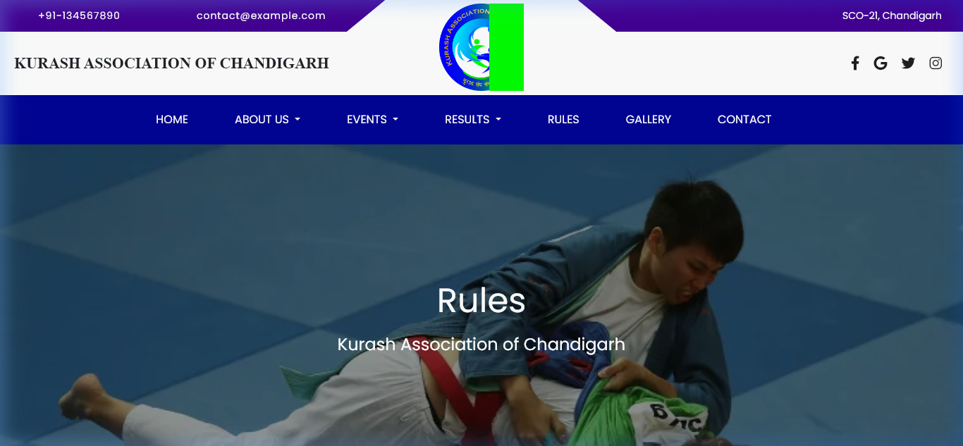 Kurash Association Chandigarh screenshot 4